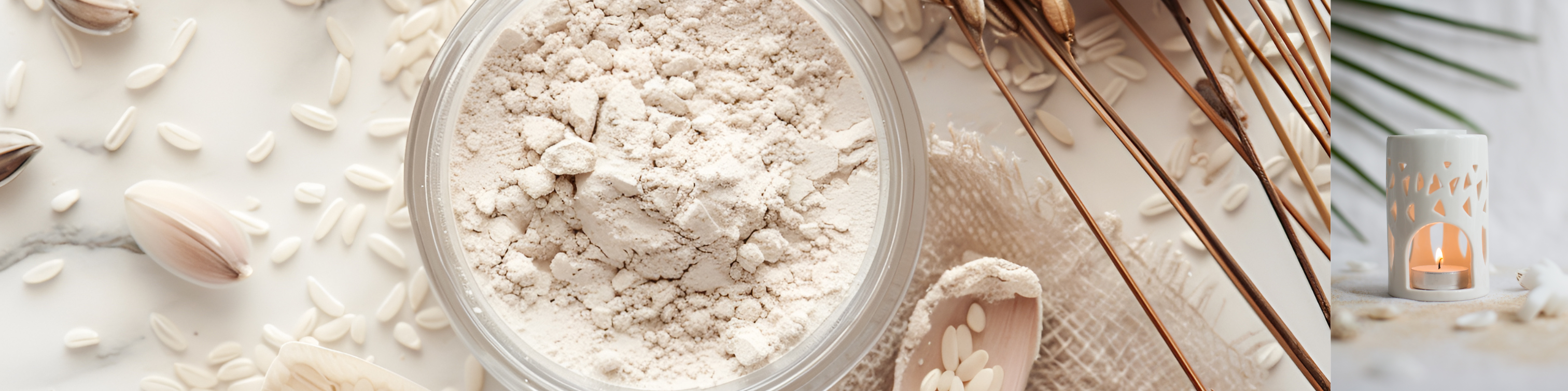 Fondant parfumé poudre de riz